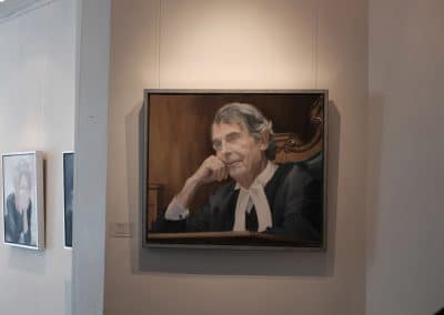 Judge Peter Rook QC at The Royal Opera Arcade Gallery Exhibition